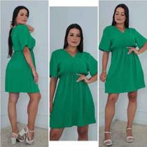 Vestido Duna - Verde Bandeira: Elegância em Tons de Verde