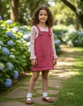 Vestido e Salopete Tamanho 04 Inverno Bee Loop/Nanai/Elian/Abrange/Kely Kety