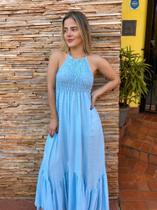 Vestido elastec azul claro Vestido elastec azul claro