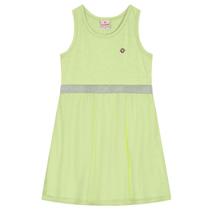 Vestido Em Cotton Infantil Menina Brandili Verde