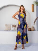 Vestido em Linho com Botões e Decote em V e Faixa-Cinto Vestido em Linho com Botões e Decote em V e Faixa-Cinto