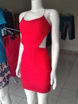 Vestido em malha cor vermelho tamanho M Vestido em malha cor vermelho tamanho M