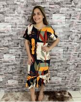 Vestido em malha. Vestido em malha.