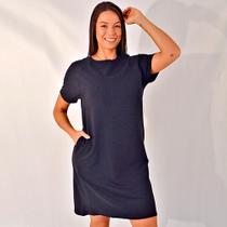 Vestido em moletinho feminino