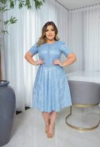 Vestido em renda suíça Vestido em renda suíça