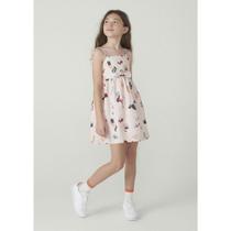 Vestido Em Tecido De Algodão E Elastano Sem Manga - hering