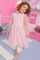 Vestido em tule infantil Vestido em tule infantil