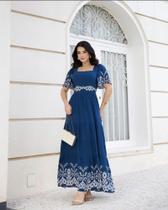 Vestido em viscolinho
