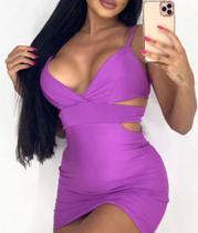 Vestido erika tubinho festa colado curto moda feminina