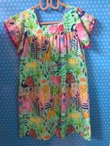 Vestido - Estampa Animais Tam 6