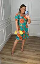 Vestido Estampado Bem Bolado