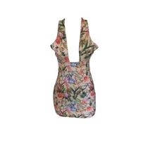 Vestido Estampado Decote Profundo Missbella Vestido Estampado Decote Profundo Missbella