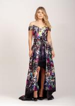 Vestido Estampado Dkreling 2 em 1 Longo Estampa Floral