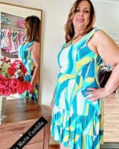 Vestido Estampado exg tamanho 48