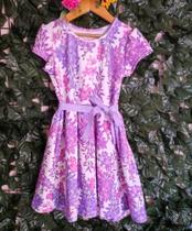 Vestido Estampado Floral Lavanda Vestido Estampado Floral Lavanda