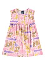 Vestido Estampado Infantil Bee Loop