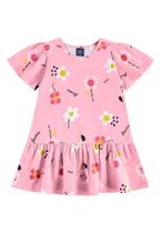 Vestido Estampado Infantil Bee Loop