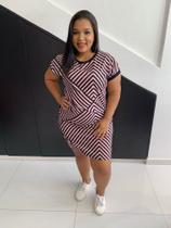 Vestido estampado plus G/GG