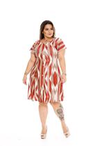 Vestido estampado Plus Size Roupa feminina tamanhos frandes cod 250