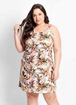 Vestido Estampado Plus Size Viscose Leve Confortável G1 A G4