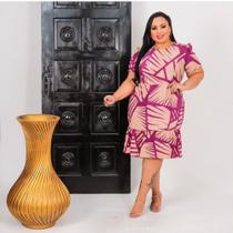 Vestido Estampado Rosa