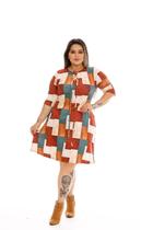 Vestido estampado Roupa feminina Plus size cod 235