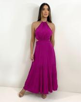 Vestido Estefane - Fúcsia