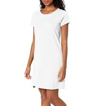 Vestido Estilo Camisetão Básico Feminino Slim Ftiness Cores