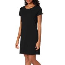 Vestido Estilo Camisetão Básico Feminino Slim Ftiness Cores