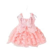 Vestido Estilo Princesa Para Bebê Menina, Roupas Com Suspensório De Borboleta Para 9 Meses a 3 Anos