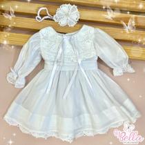 Vestido eva manga longa