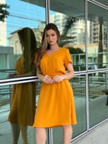 Vestido evangelico com manga duna com elastico cintura Vestido evangelico com manga duna com elastico cintura