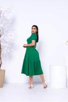 Vestido Evangélico Soltinho Manga Curta Plus Size Vestido Evangélico Soltinho Manga Curta Plus Size