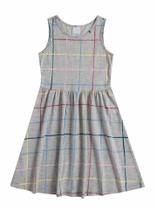 Vestido Evasê Xadrez Malwee 16