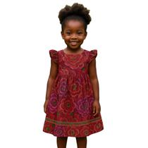 Vestido Fábula Chita Nina Violeta Verão