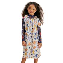 Vestido Fábula Inverno Céu do Deserto Off White Vestido Fábula Inverno Céu do Deserto Off White