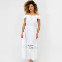 Vestido Facinelli Midi Ombro a Ombro Feminino
