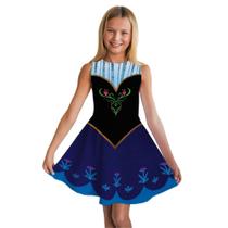 Vestido Fantasia Ana Frozen infantil Vestido Fantasia Ana Frozen infantil