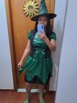 Vestido fantasia bruxa halloween