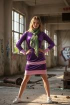 Vestido Fantasia Daphne Cosplay Scooby Doo