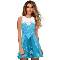 Vestido Fantasia Elsa Frozen infantil ou adulto