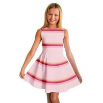 Vestido Fantasia Enid Wandinha Listrado Regata Vestido Fantasia Enid Wandinha Listrado Regata