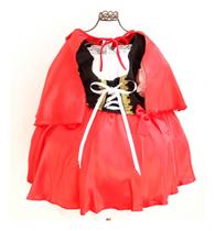 Vestido Fantasia Infantil Chapéuzinho Vermelho