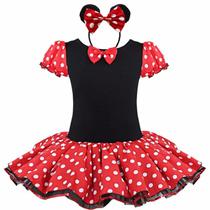 Vestido Fantasia Infantil de Festa Halloween Carnaval da Minnie Vermelho e Rosa com Tiara Vestido Fantasia Infantil de Festa Halloween Carnaval da Minnie Vermelho e Rosa com Tiara