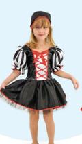 Vestido Fantasia Infantil Pirata Feminino Lindissima - ANJO FANTASIAS Vestido Fantasia Infantil Pirata Feminino Lindissima - ANJO FANTASIAS