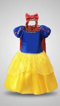 Vestido Fantasia Infantil Princesa Tema Conto de Fadas