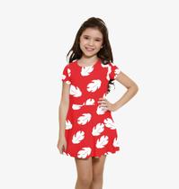 Vestido Fantasia Lilo Stitch Folhas Vestido Fantasia Lilo Stitch Folhas