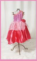 Vestido Fantasia Luxo Princesas Rosa Vestido Fantasia Luxo Princesas Rosa