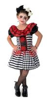 Vestido Fantasia Menina Pierrot Festas Hallowen Carnaval Vestido Fantasia Menina Pierrot Festas Hallowen Carnaval