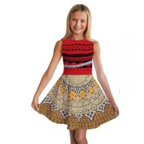 Vestido Fantasia Moana infantil